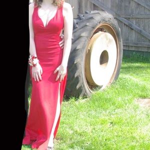 Red prom dress